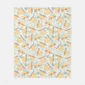 Hanging Sloths Fleecedecke (Vorderseite)