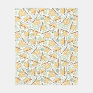 Hanging Sloths Fleecedecke