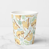 Hanging Sloths Pappbecher (Vorderseite)