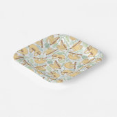 Hanging Sloths Pappteller (Gewinkelt)