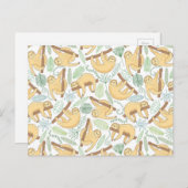 Hanging Sloths Postkarte (Vorne/Hinten)