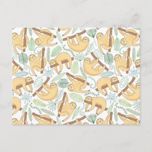 Hanging Sloths Postkarte (Vorderseite)