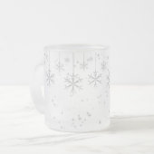 Hanging Snowflakes Mattglastasse (Vorderseite Links)