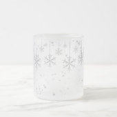 Hanging Snowflakes Mattglastasse (Mittel)