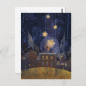 Hanging Stars Art Matte Postkarte (Vorne/Hinten)