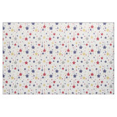 Hanging Stars Red Blue Silver Gold Stoff (Yard (91,4 cm))