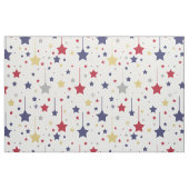 Hanging Stars Red Blue Silver Gold Stoff (Fat Quarter (45,7 x 55,9 cm))