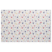 Hanging Stars Red Blue Silver Gold Stoff (Yard (91,4 cm))