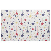 Hanging Stars Red Blue Silver Gold Stoff (Fat Quarter (45,7 x 55,9 cm))