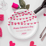 Hanging String Liebe Herzlichen Glückwunsch Valent Pappteller<br><div class="desc">Hanging String Liebe Hört Happy Valentine's Day Paper Teller.</div>