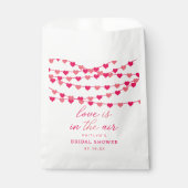 Hanging String Love Hearts Bridal Shower Geschenktütchen (Vorderseite)