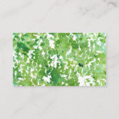 Hanging Vines Greenerity Wedding Gift Registrierun Begleitkarte (Rückseite)