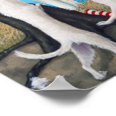 "Hanging" von Christiane Cegavske Poster (Ecke)