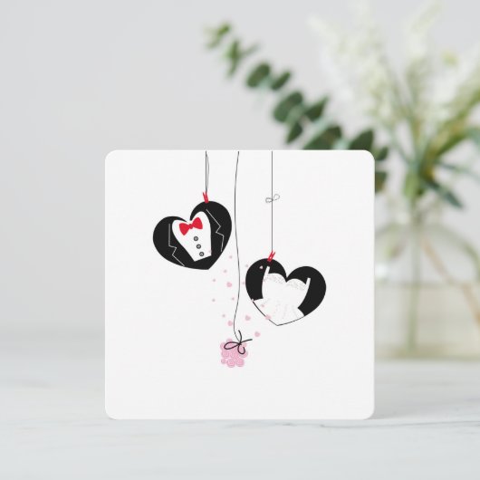 Hanging Wedding Symbole. Bräutigam (Stehend Vorderseite)