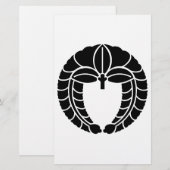 Hanging wisteria briefpapier (Vorne/Hinten)