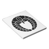 Hanging wisteria notizblock (angewinkelt)