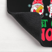 Hanging With My 1st Grade Gnome Christmas Funny Te Mousepad (Ecke)