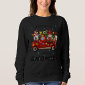 Hanging With My Gnomies Christmas  Gnome  Truck 1 Sweatshirt (Vorderseite)