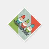 Hanging With My Gnomies Homies Serviette (Ecke)