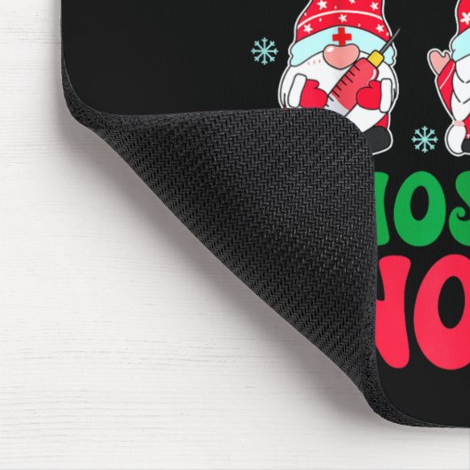 Hanging With My Hosce Gnomies Nurse Gnome Funny Ch Mousepad (Ecke)