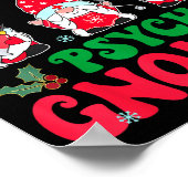 Hanging With My Psych Gnomies Nurse Gnome Funny Ch Poster (Ecke)