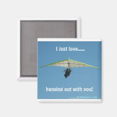 Hanglider Magnet (Vorderseite/Rückseite)