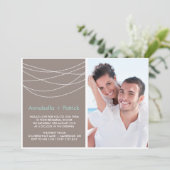 Hanglights Probe Dinner Foto Einladung (Stehend Vorderseite)