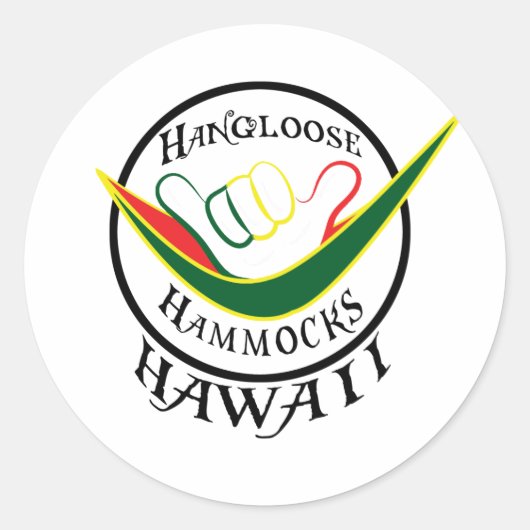 HANGLOOSE HAMMOCK HAWAII- SCHAKA STICKER (Vorderseite)