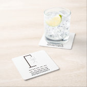 Hangman Game Party Untersetzer (Vor Ort)