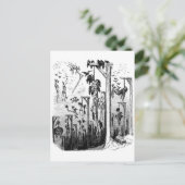 Hangmans Feste Postkarte (Stehend Vorderseite)