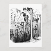 Hangmans Feste Postkarte (Vorderseite)