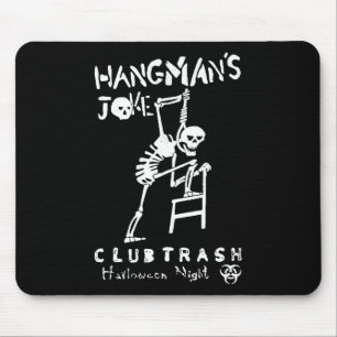Hangmans Joke Retro Halloween 1994 Club Trash Crow Mousepad