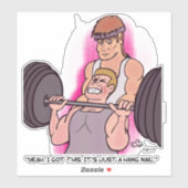 Hangnail Custom Cut Sticker (Blatt)