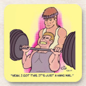 Hangnail Untersetzer gelb (Vorderseite)