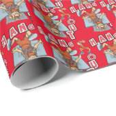 Hangout Basketball Geschenkpapier (Rolleneckpunkt)