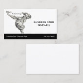 Hangout - Junge Orangutan Ape Visitenkarte (Vorne/Hinten)