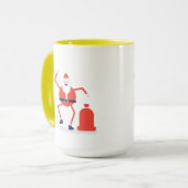 HANGOVER CHOCO Matchup santa Witz Tasse (Vorderseite Links)