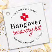 Hangover Erholung Kit Personalisiert Wedding Party Geschenkanhänger