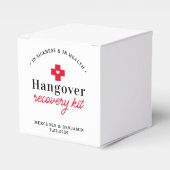Hangover Erholung Kit Personalisiert Wedding Squar Geschenkschachtel (Vorderseite)