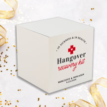 Hangover Erholung Kit Personalisiert Wedding Squar