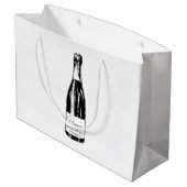 Hangover Erholung Kit Wedding Guest Große Geschenktüte (Rückseite Schrägansicht)