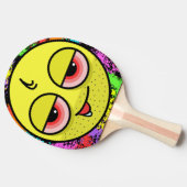 Hangover Face Tischtennis Schläger (Seitenansicht)