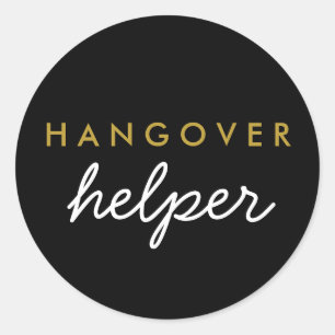 Hangover Helper Gastgeschenk Hochzeit Sticker