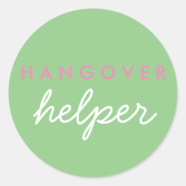 Hangover Helper Gastgeschenk Hochzeit Sticker Stic