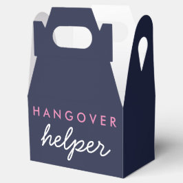 Hangover Helper Gastgeschenk Hochzeit w Hashtag Na Geschenkschachtel