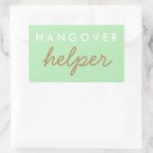 Hangover Helper Wedding Bachelorette Favor Sticker (Tasche)