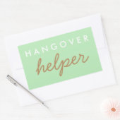 Hangover Helper Wedding Bachelorette Favor Sticker (Umschlag)