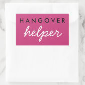 Hangover Helper Wedding Bachelorette Favor Sticker (Tasche)