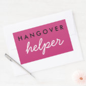 Hangover Helper Wedding Bachelorette Favor Sticker (Umschlag)