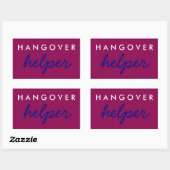 Hangover Helper Wedding Bachelorette Favor Sticker (Blatt)